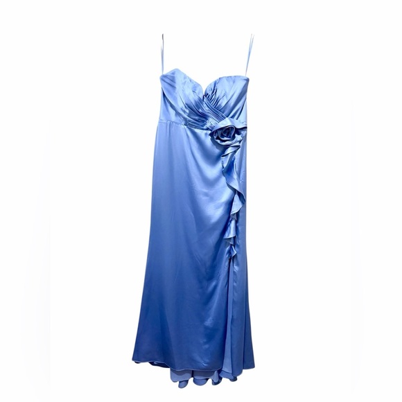 Mac Duggal Strapless Sky Blue Dress - Picture 4 of 10